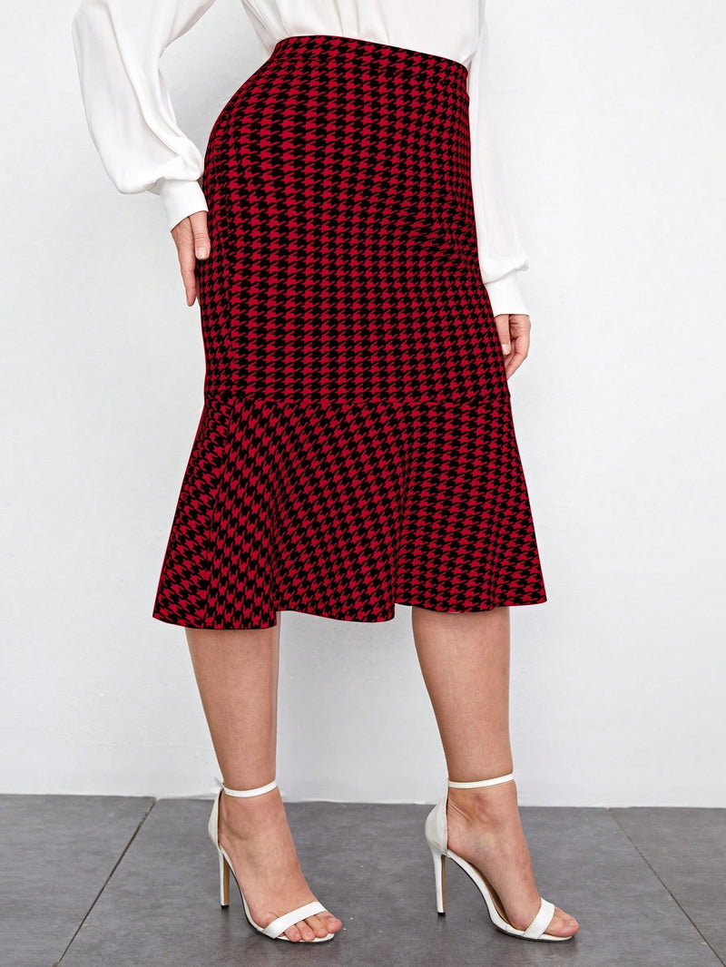 Saia Lunna Clasi Xadrez - Tiffani Moda Feminina
