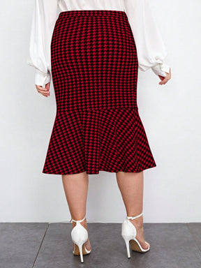 Saia Lunna Clasi Xadrez - Tiffani Moda Feminina