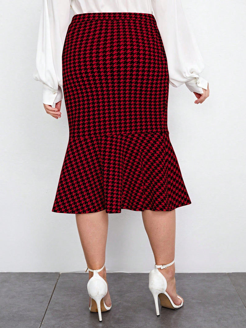 Saia Lunna Clasi Xadrez - Tiffani Moda Feminina