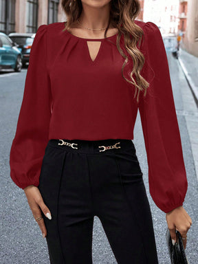 Blusa Versátil Keyhole - Tiffani Moda Feminina