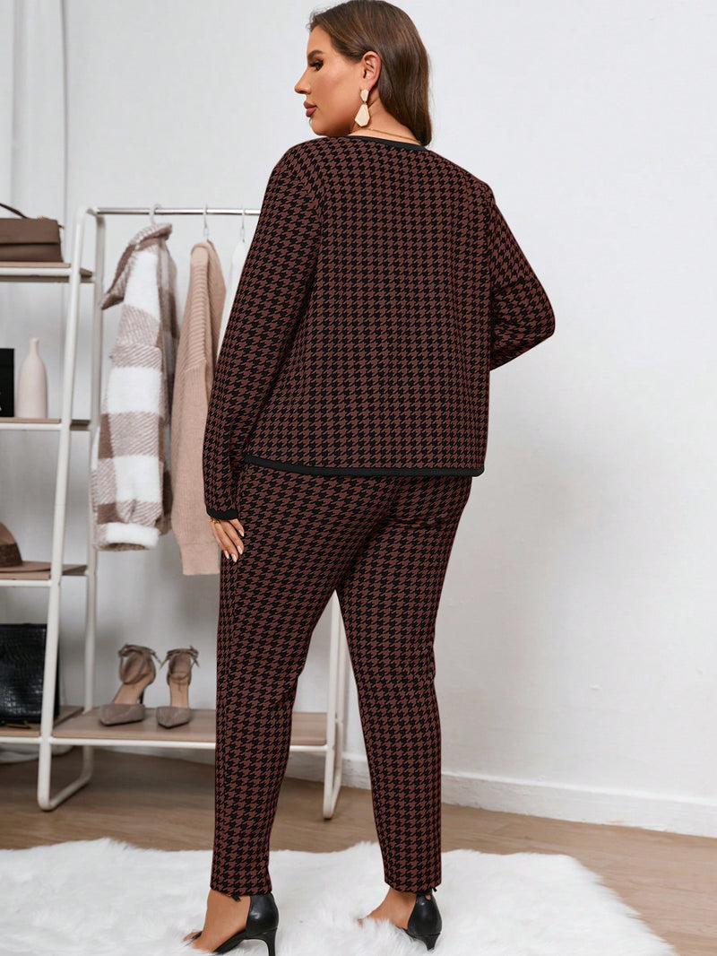 Conjunto Aurora Plus-Size Jaqueta & Calças