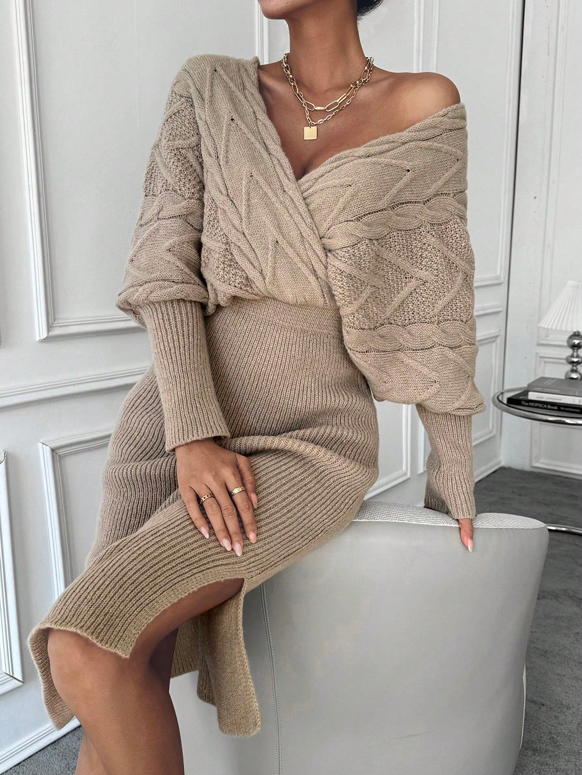 Vestido De Tricô Cecilia Mell