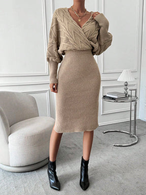 Vestido De Tricô Cecilia Mell