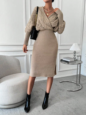 Vestido De Tricô Cecilia Mell