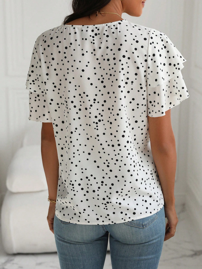 Blusa Fani Com Manga De Borboleta - Tiffani Moda Feminina