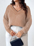 Sueter Castely Ombro Caído Plus Size