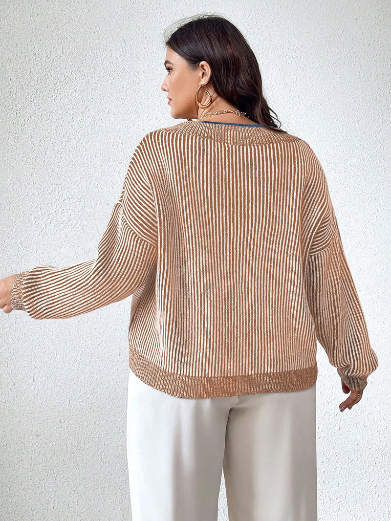 Sueter Castely Ombro Caído Plus Size