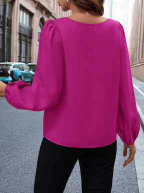 Blusa Versátil Keyhole - Tiffani Moda Feminina