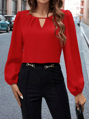 Blusa Versátil Keyhole - Tiffani Moda Feminina