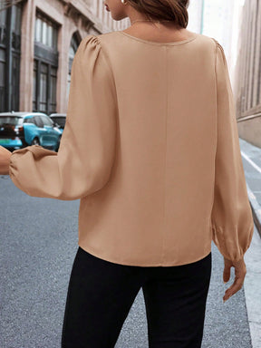 Blusa Versátil Keyhole - Tiffani Moda Feminina