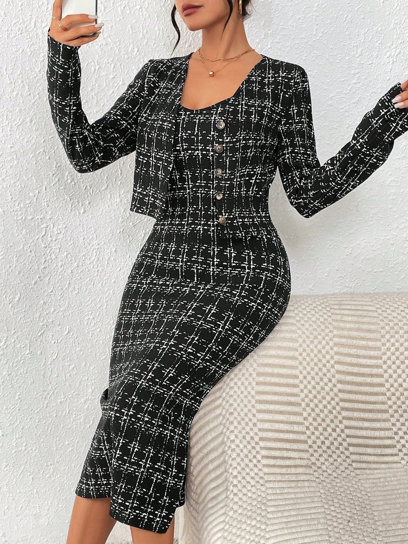 Conjunto Paris Vestido De Regata E Casaco