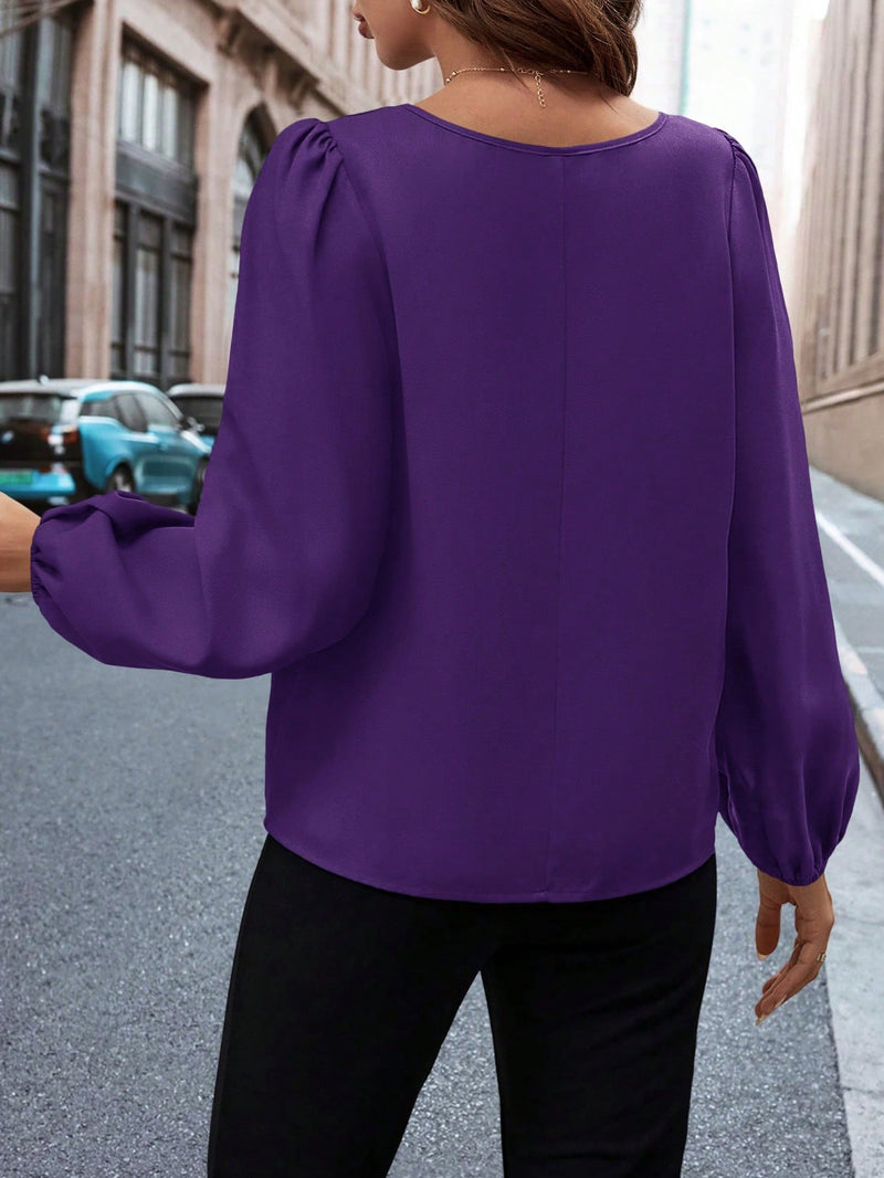 Blusa Versátil Keyhole - Tiffani Moda Feminina