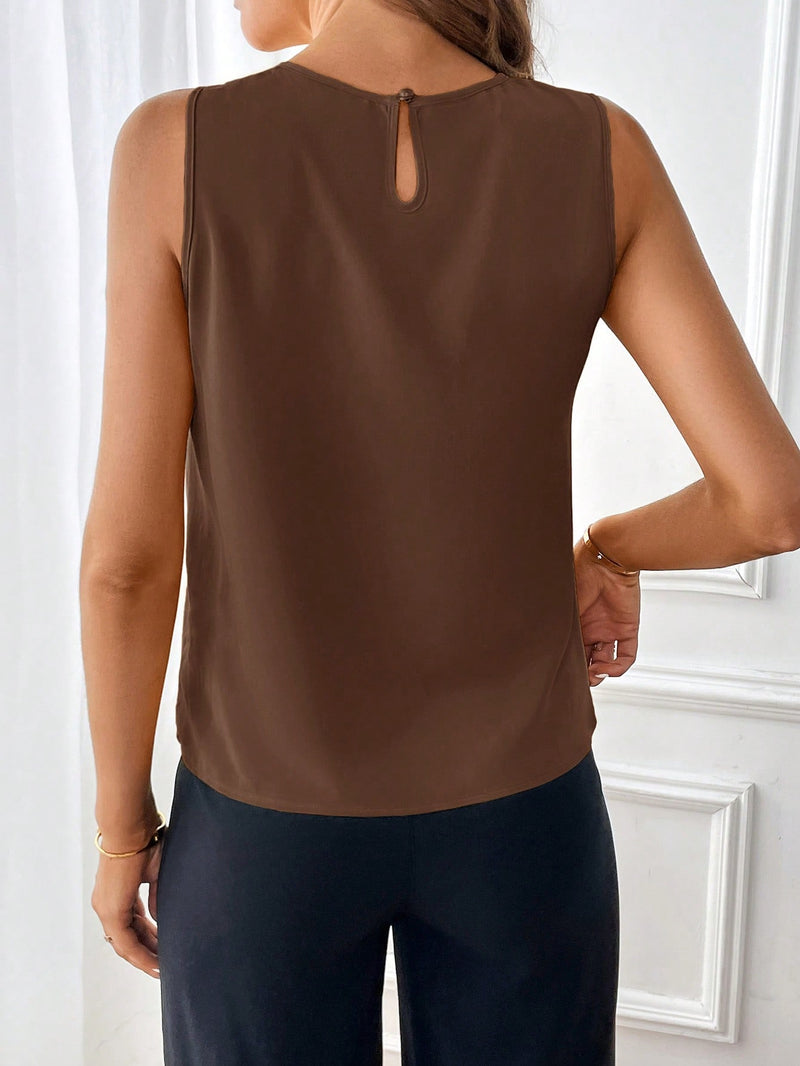 Blusa Julyan Com Detalhe Plissado - Tiffani Moda Feminina