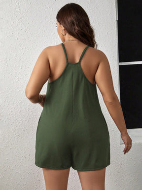 Jardineira Alegria Plus-Size - Tiffani Moda Feminina