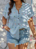 Camisa Corações Encantados - Tiffani Moda Feminina