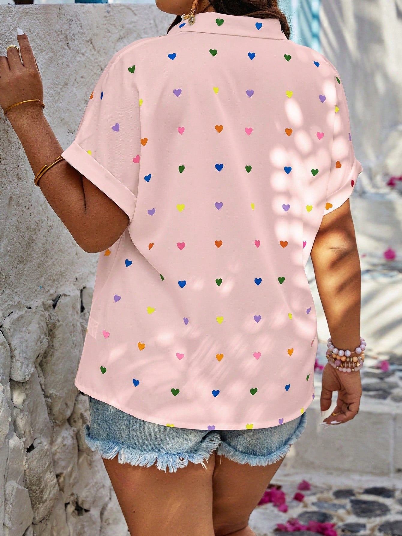 Camisa Corações Encantados - Tiffani Moda Feminina