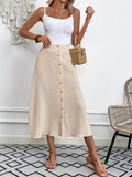 Saia Aline Midi - Tiffani Moda Feminina