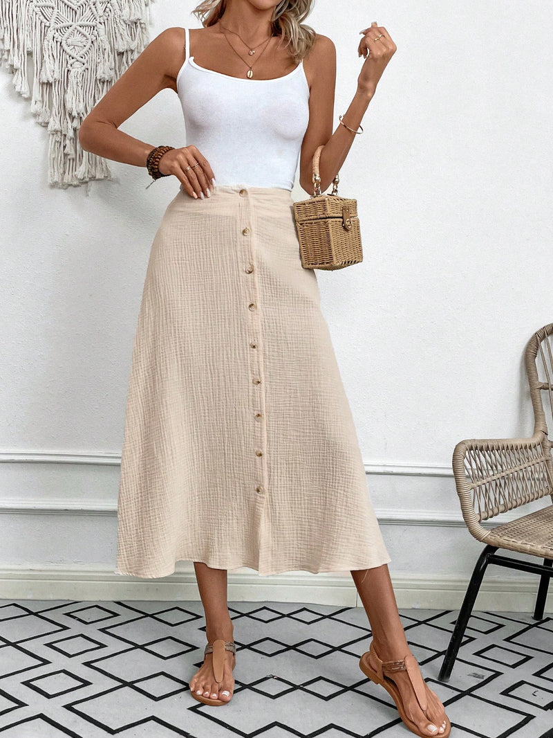 Saia Aline Midi - Tiffani Moda Feminina
