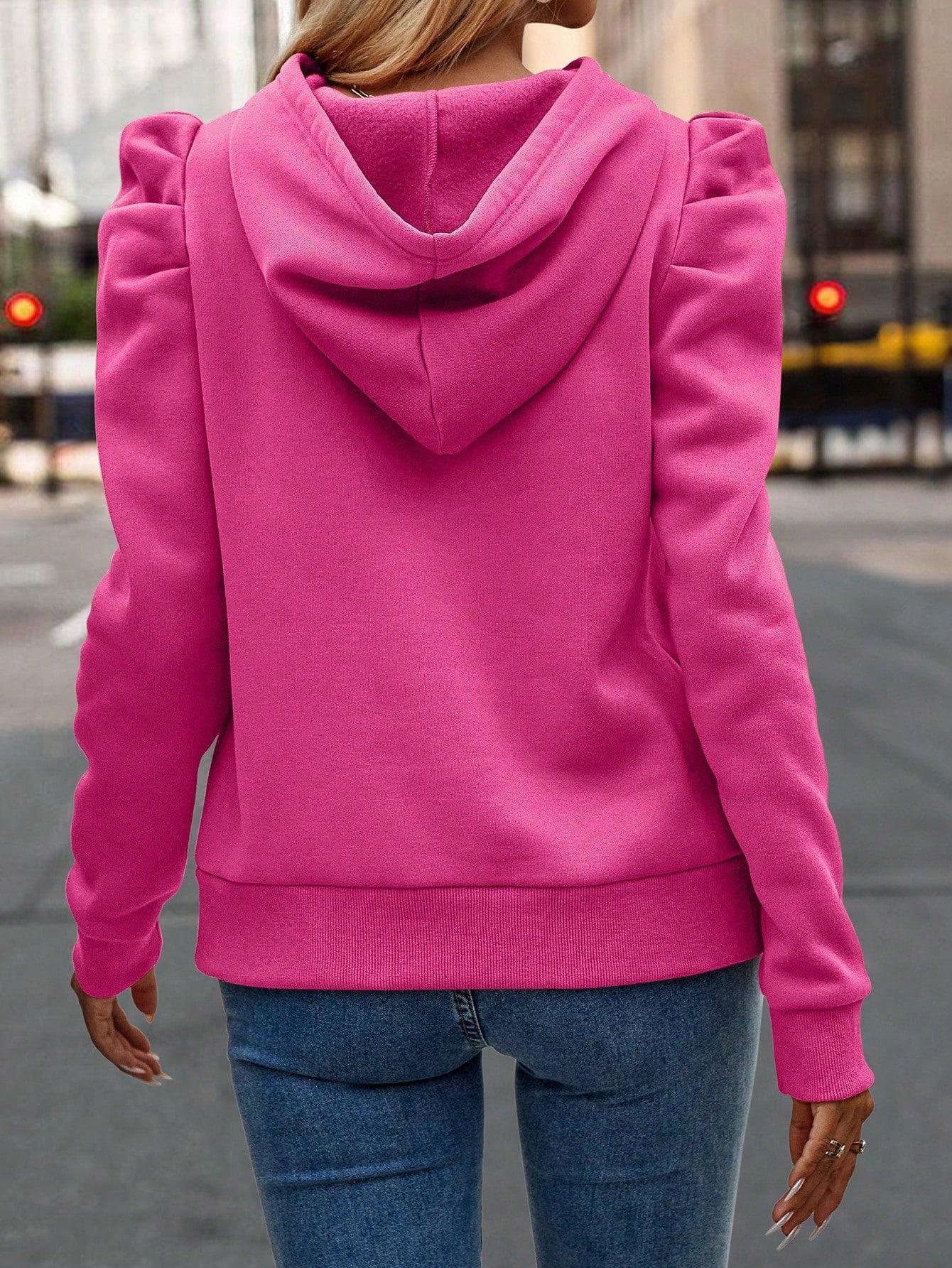 Moletom Nina Pluz com Capuz - Tiffani Moda Feminina