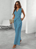 Conjunto Colete Blazer & Calças Wide leg - Tiffani Moda Feminina