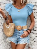 Camiseta Classi Manga De Borboleta - Tiffani Moda Feminina