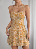 Vestido Belly Floral Curto Costa Cruzada - Tiffani Moda Feminina