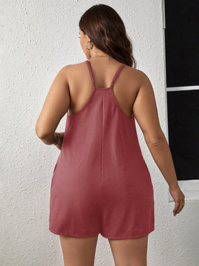 Jardineira Alegria Plus-Size - Tiffani Moda Feminina