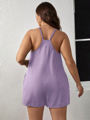 Jardineira Alegria Plus-Size - Tiffani Moda Feminina