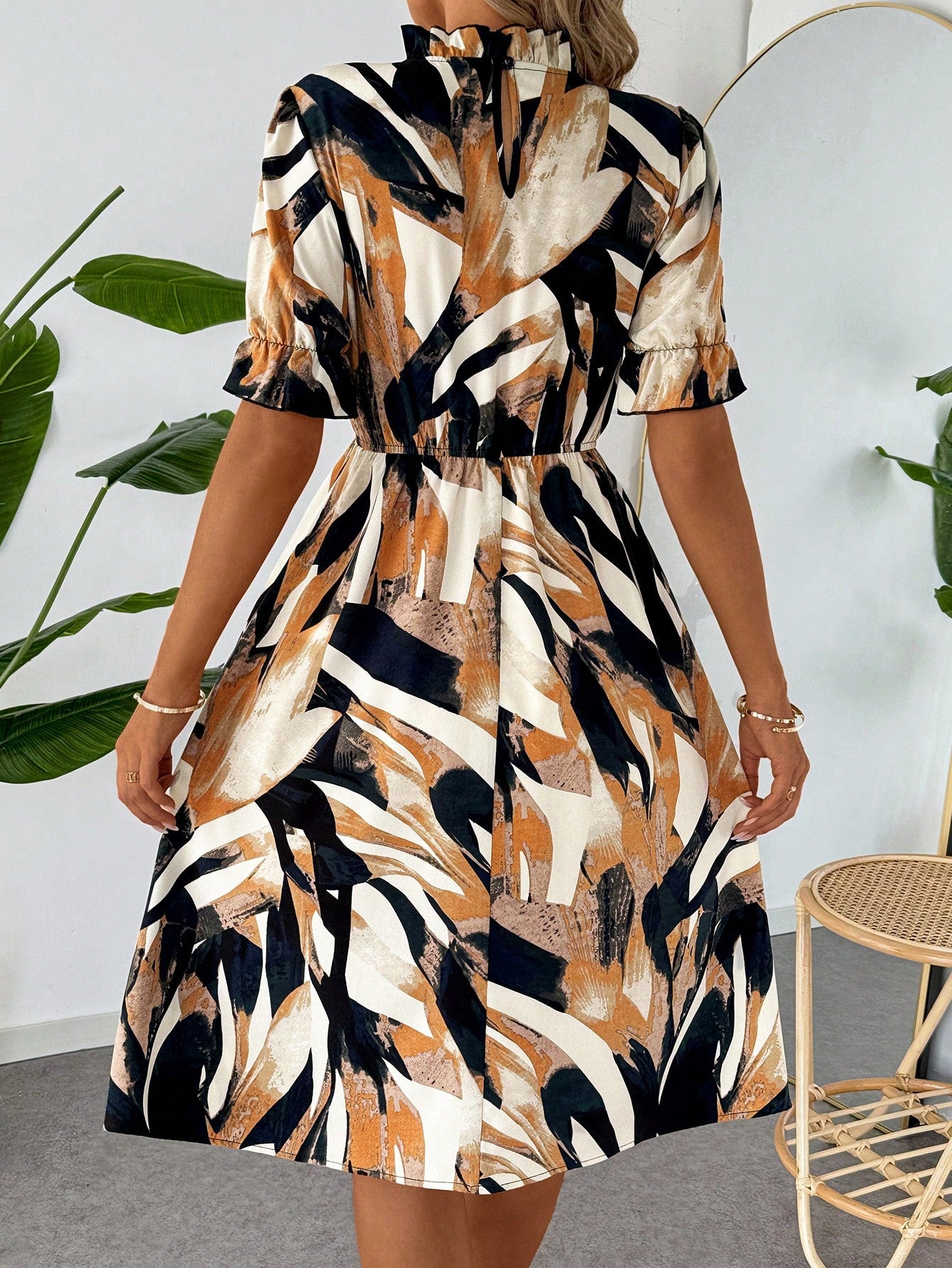 Vestido Elegância Primavera e Verão - Tiffani Moda Feminina
