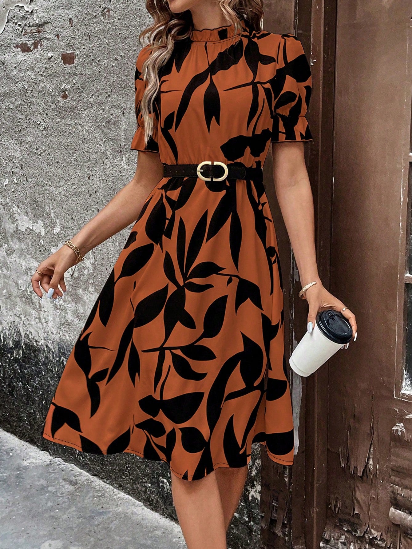 Vestido Elegância Primavera e Verão - Tiffani Moda Feminina