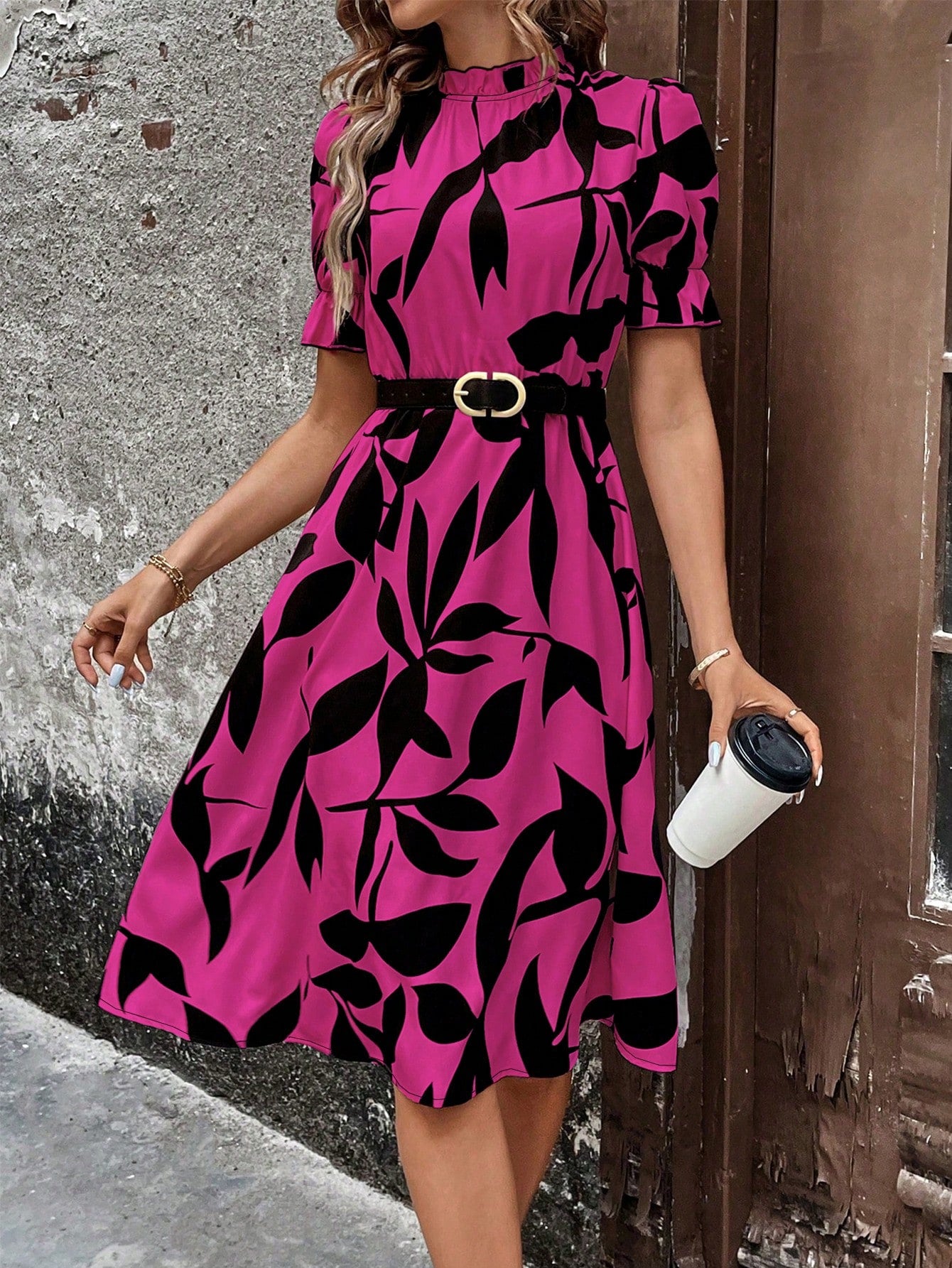 Vestido Elegância Primavera e Verão - Tiffani Moda Feminina