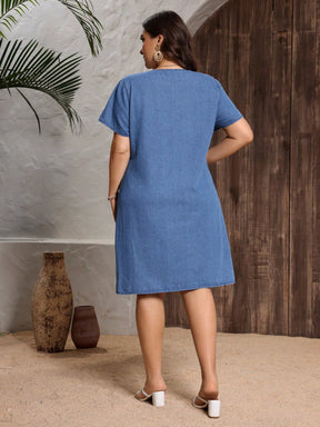 Vestido Beatriz Jeans Plus Size