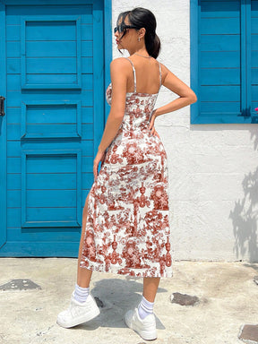 Vestido Catarina Com Estampa Floral