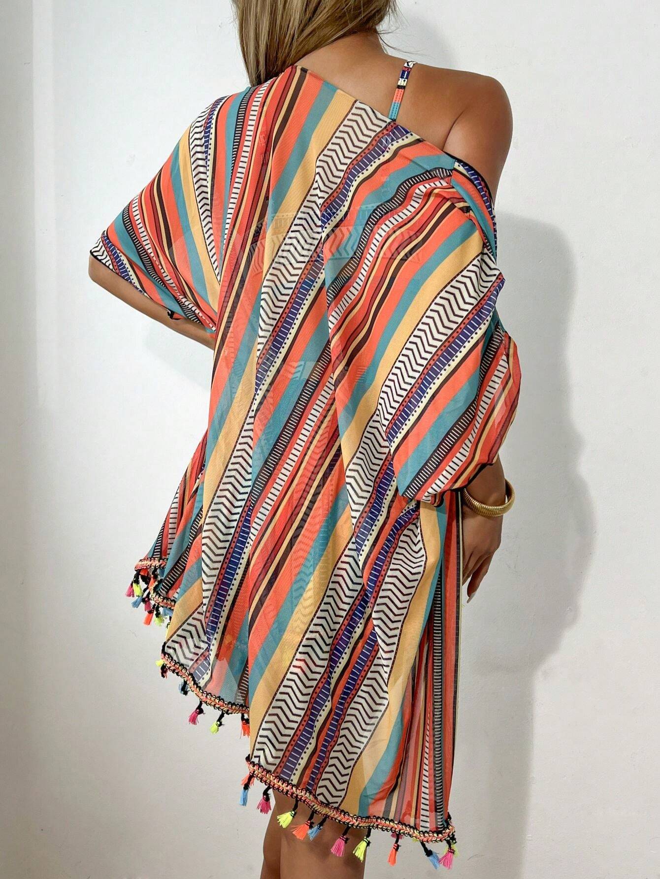 Conjunto de 4 peças de roupa de banho incluindo Top bikini franzido - Tiffani Moda Feminina
