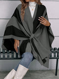 Cardigan Clasi Dois Tons Manga De Asa De Morcego