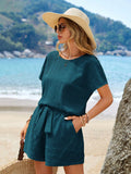 Conjunto Primavera Blusa & Shorts de cintura