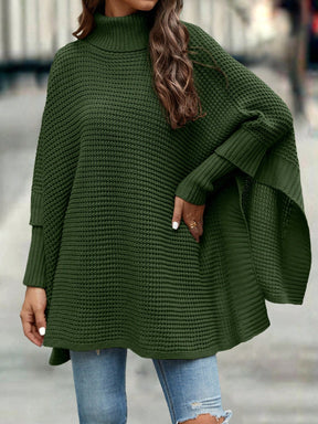 Poncho Beatrys gola alta manga