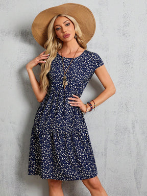 Vestido Bata floral Londres - Tiffani Moda Feminina