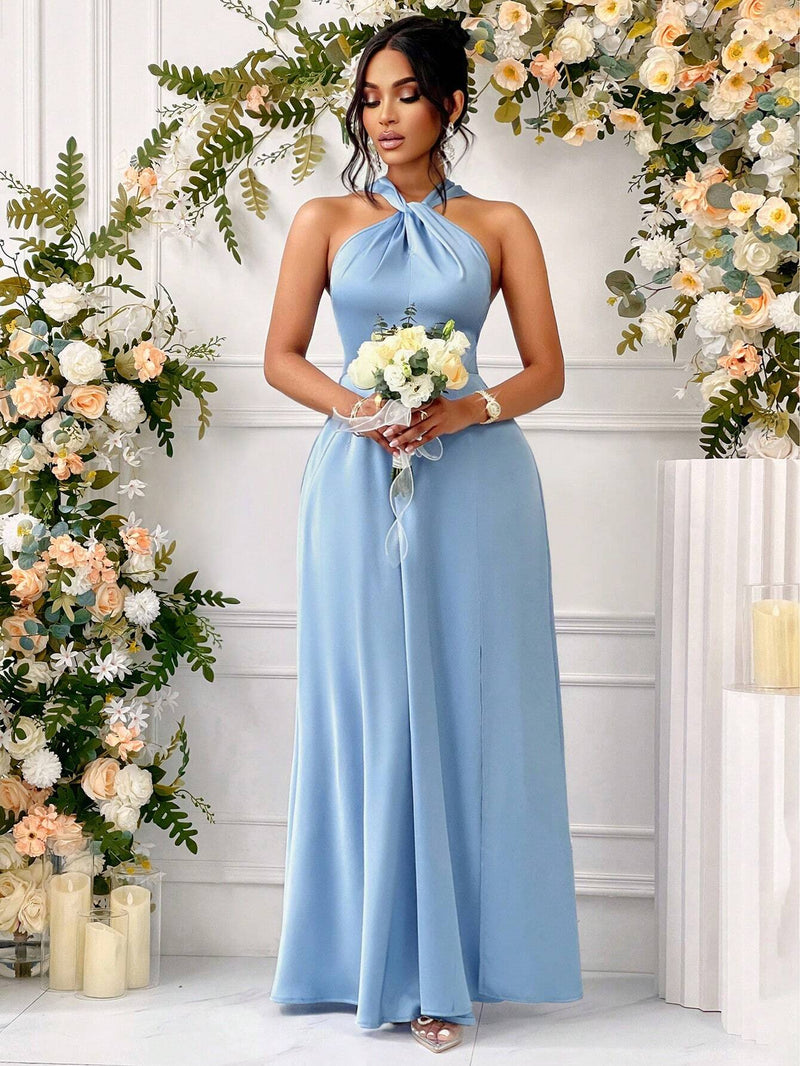 Vestido Belle Blue - Tiffani Moda Feminina