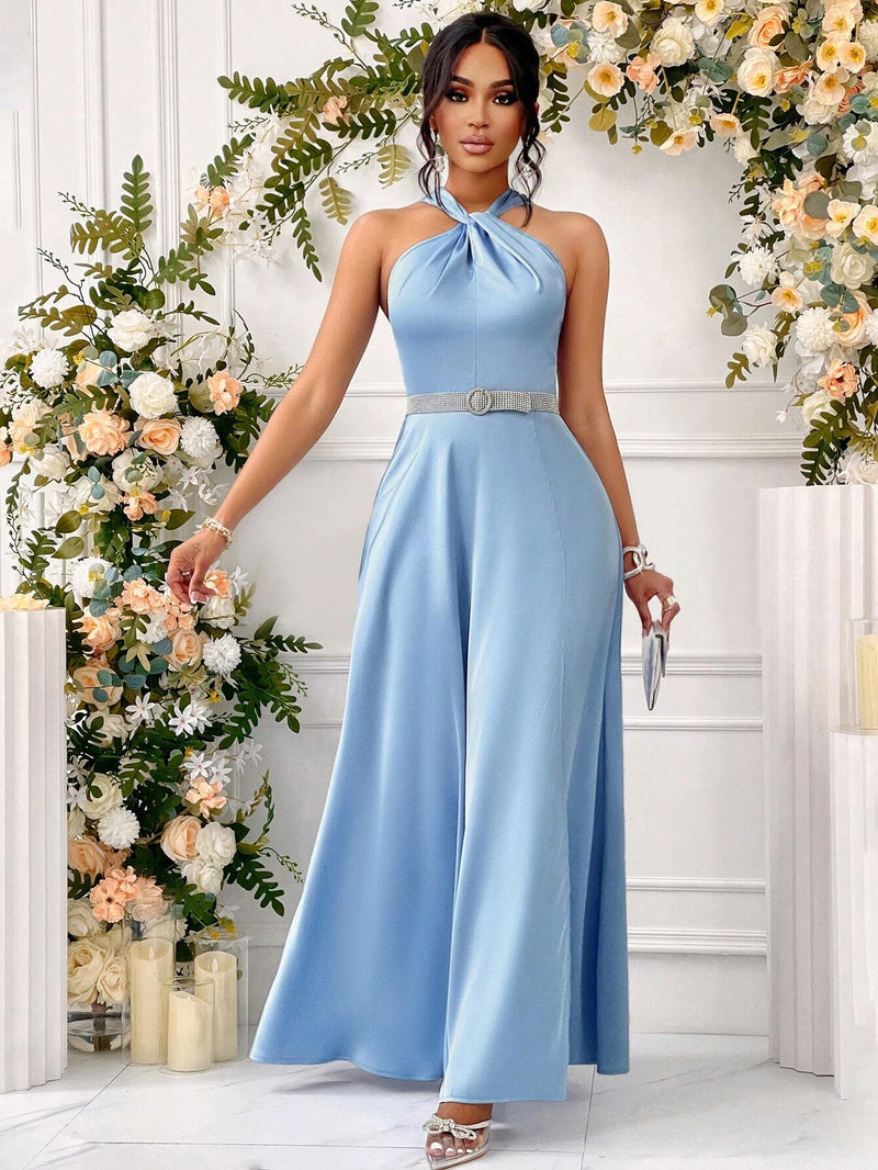 Vestido Belle Blue - Tiffani Moda Feminina