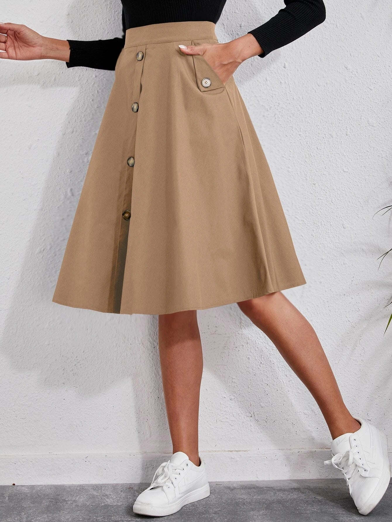 Saia Sofisticação Mid - Tiffani Moda Feminina