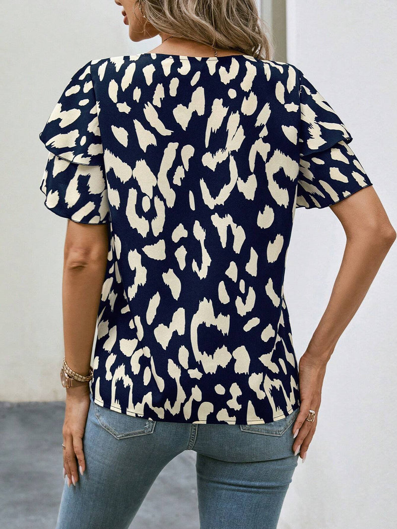Blusa Fani Com Manga De Borboleta - Tiffani Moda Feminina