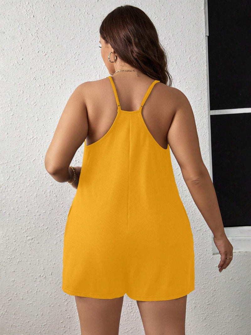 Jardineira Alegria Plus-Size - Tiffani Moda Feminina
