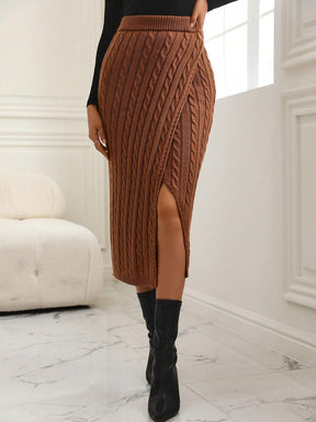 Saia de Malha Clasi Monaa - Tiffani Moda Feminina