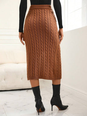 Saia de Malha Clasi Monaa - Tiffani Moda Feminina