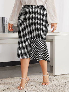Saia Lunna Clasi Xadrez - Tiffani Moda Feminina