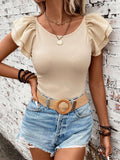 Camiseta Classi Manga De Borboleta - Tiffani Moda Feminina