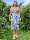 Vestido Catarina Plus-Size Com Estampa