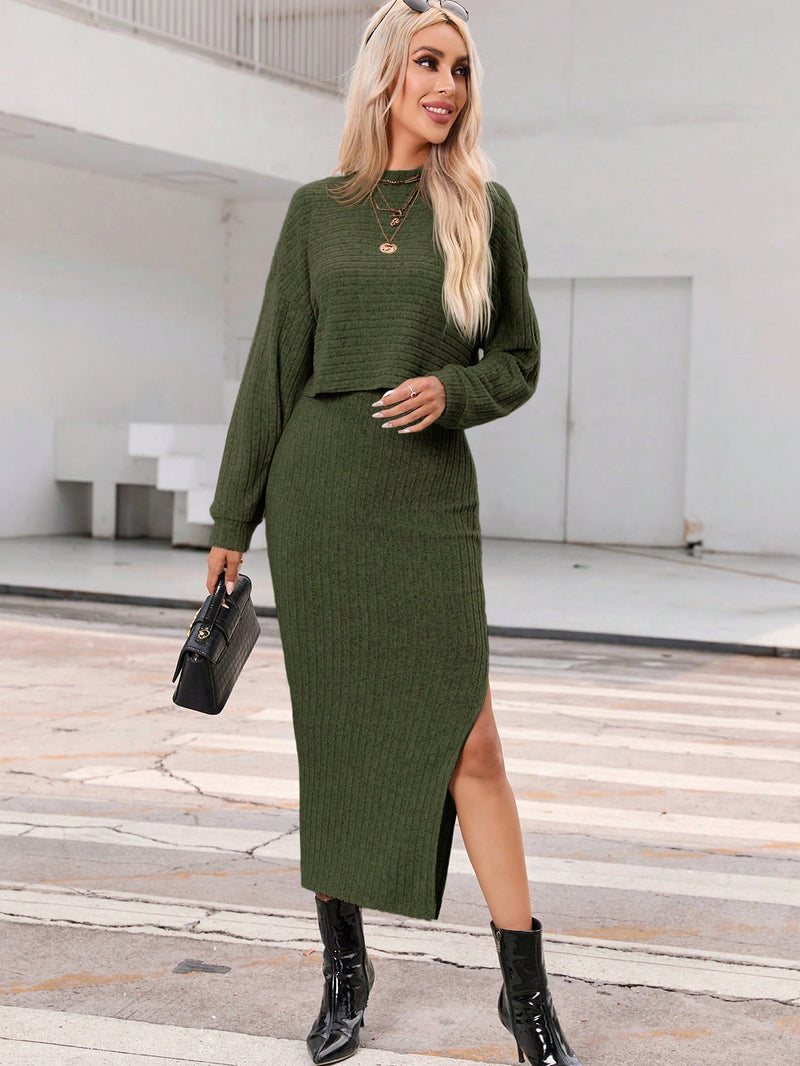 Vestido E Blusa Glamour