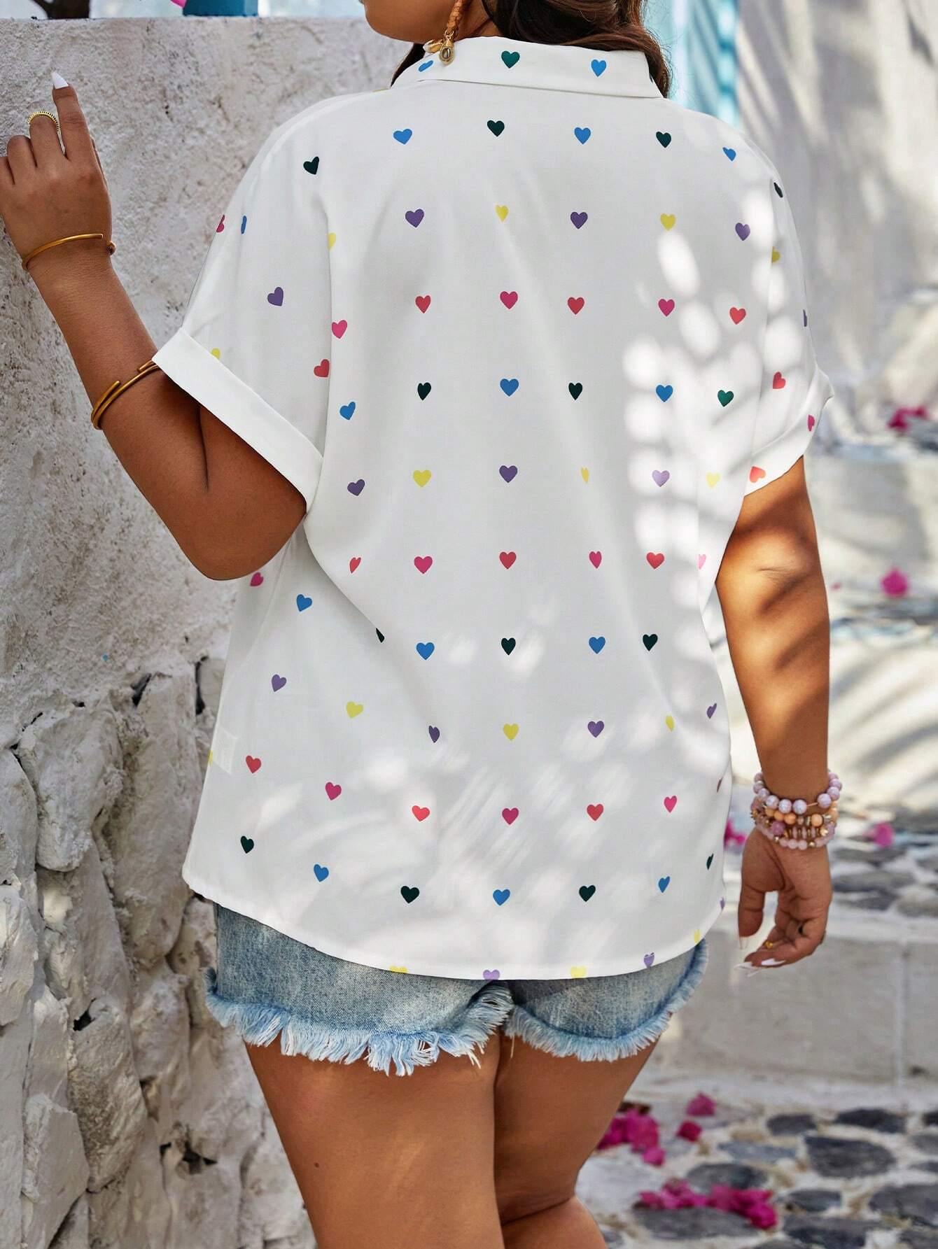 Camisa Corações Encantados - Tiffani Moda Feminina